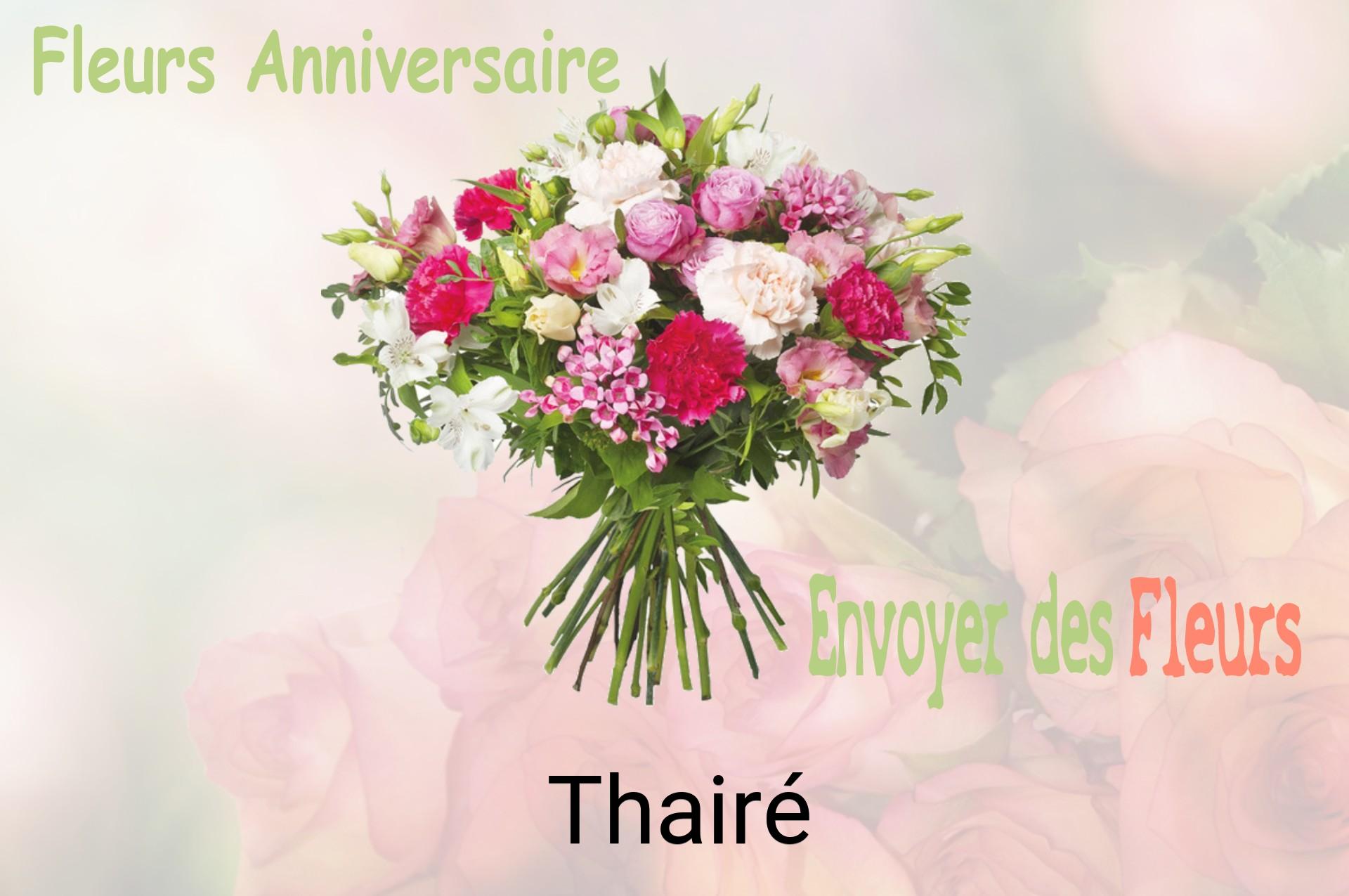Bouquet de fleurs d’anniversaire livré à Thairé