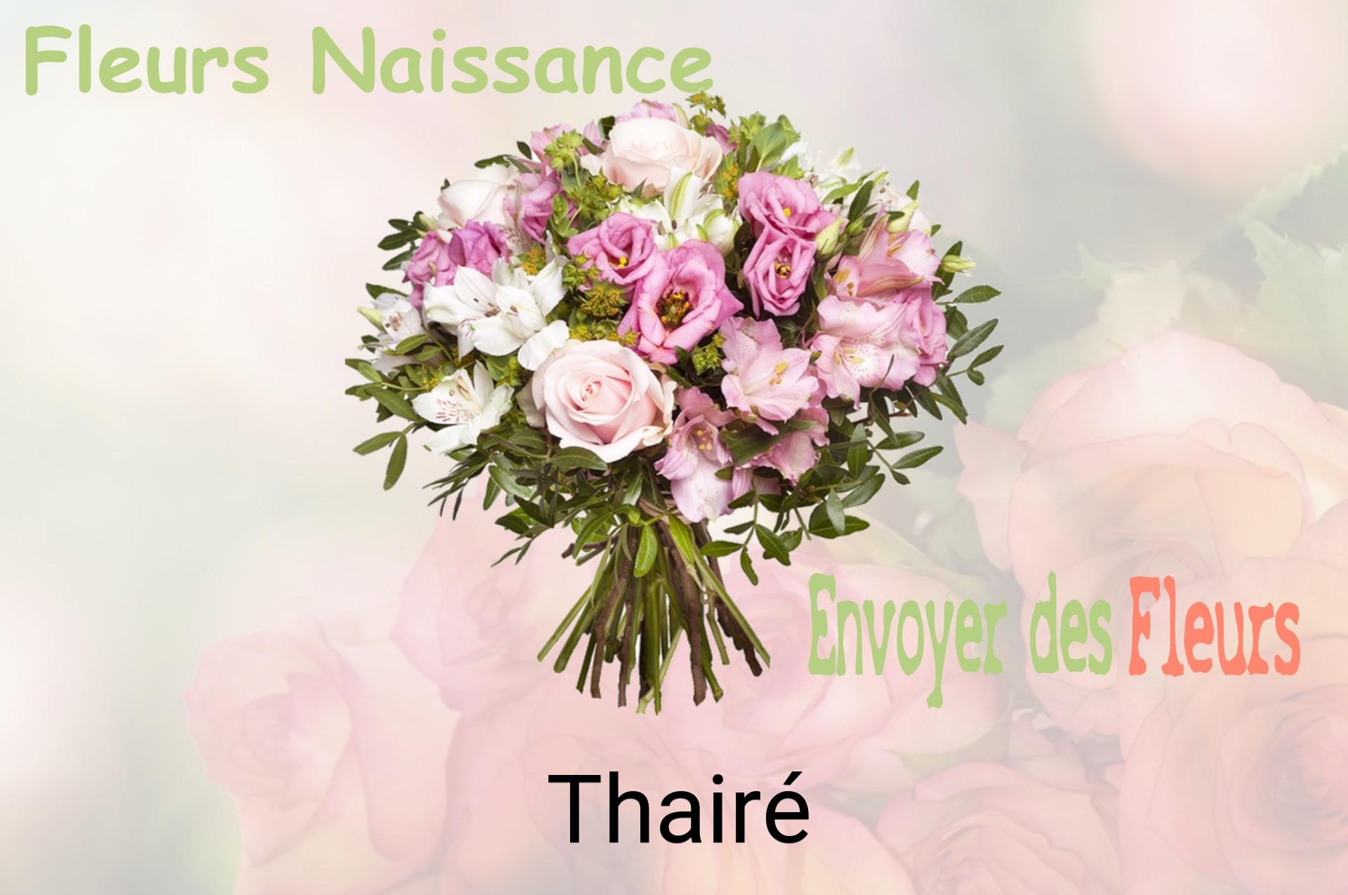 Bouquet de fleurs de naissance livré à Thairé
